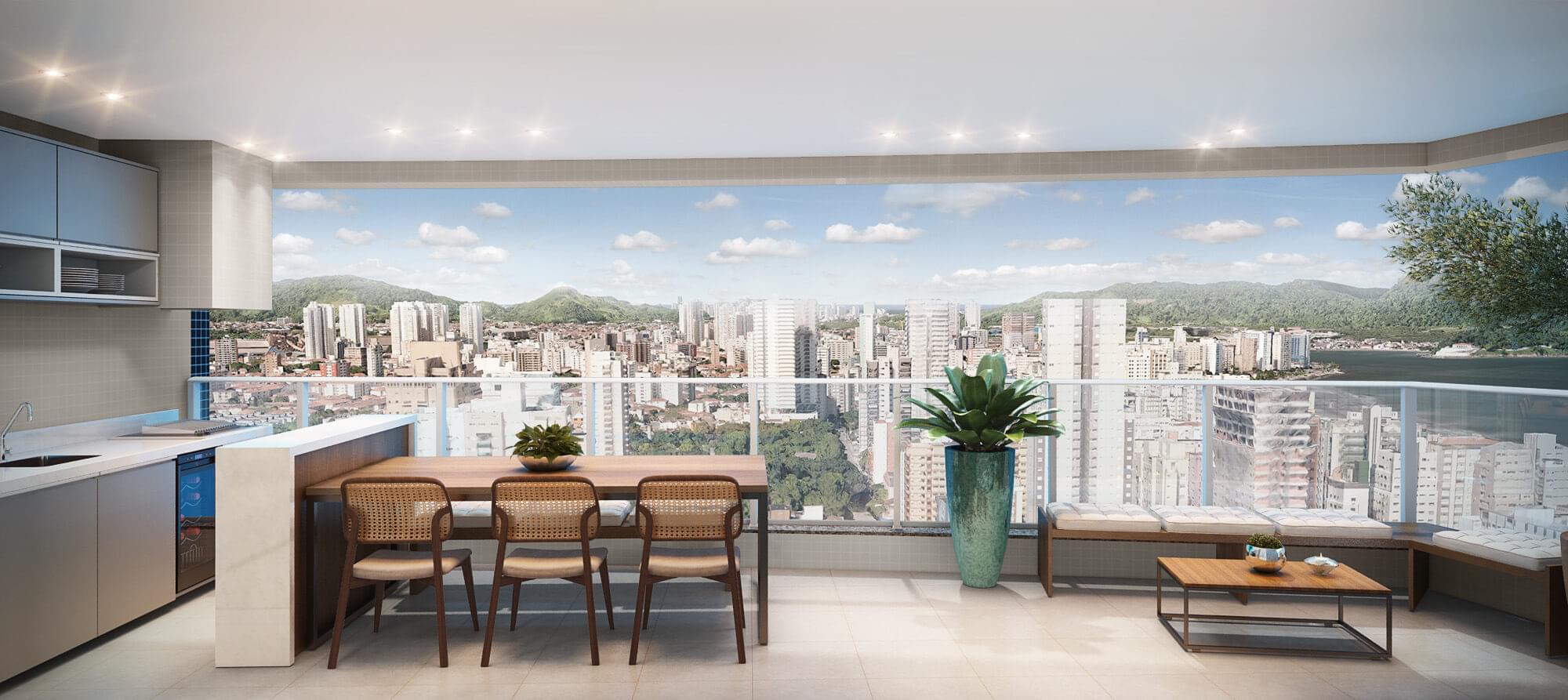 Apartamento novo em Santos